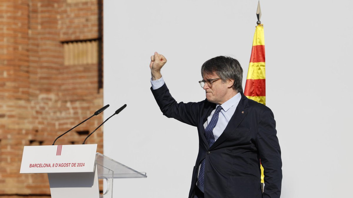El expresidente catalán Carles Puigdemont