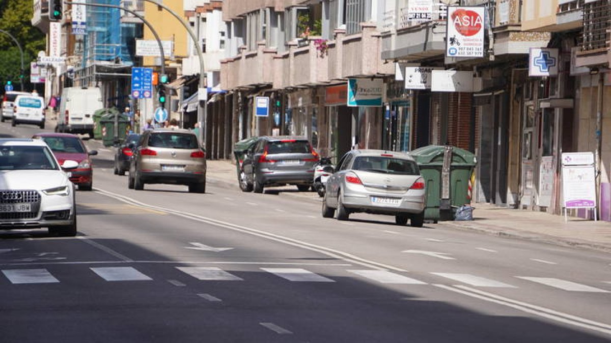 Avenida de Alcalde Miguel Castaño, que se cortará al tráfico el lunes