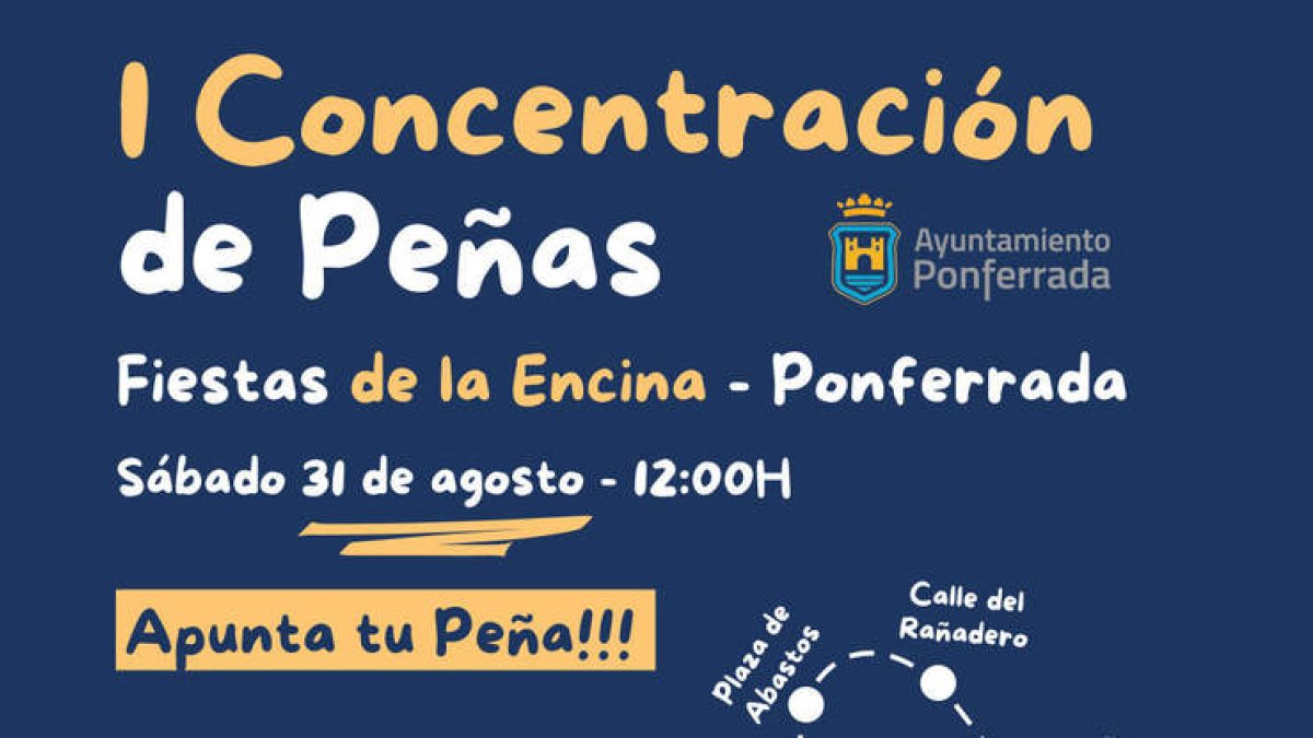 Cartel de la fiesta que se celebrará el día 31 de agosto. DL