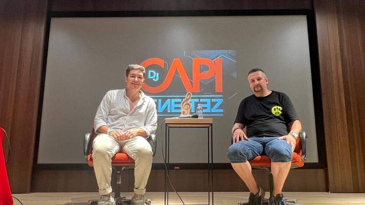 Borja González Garzón junto con Dj Capi. DL
