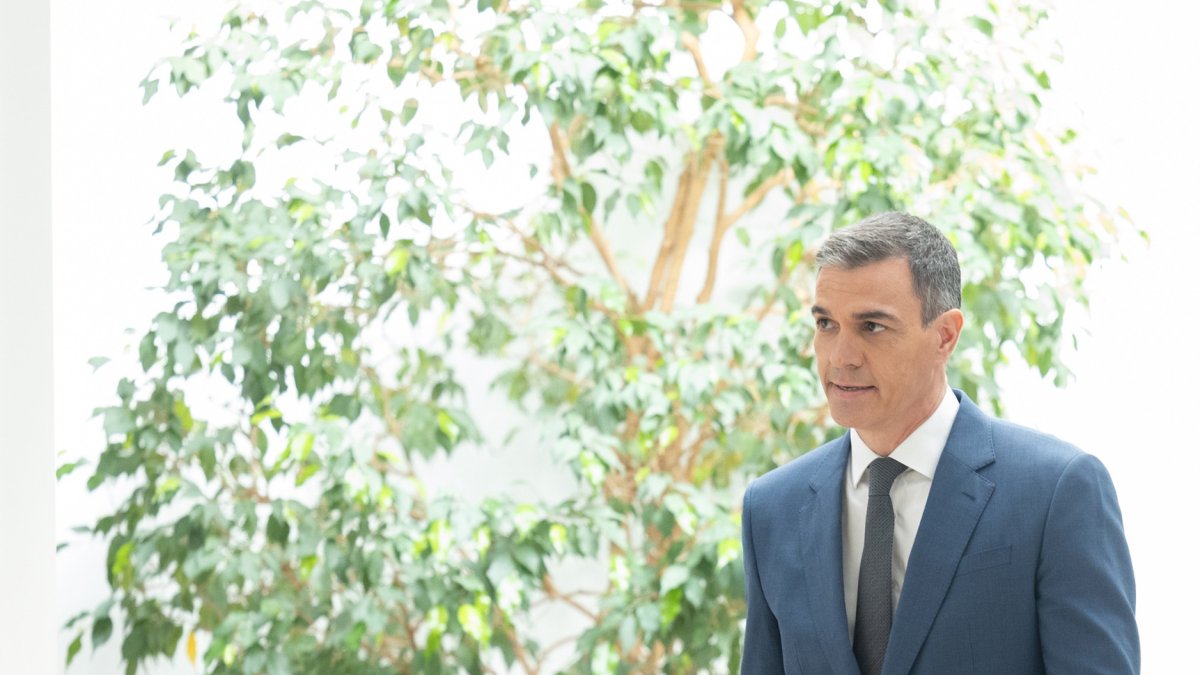 El presidente del Gobierno, Pedro Sánchez