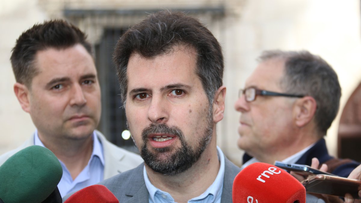Imagen del presidente del PSOCyL, Luis Tudanca
