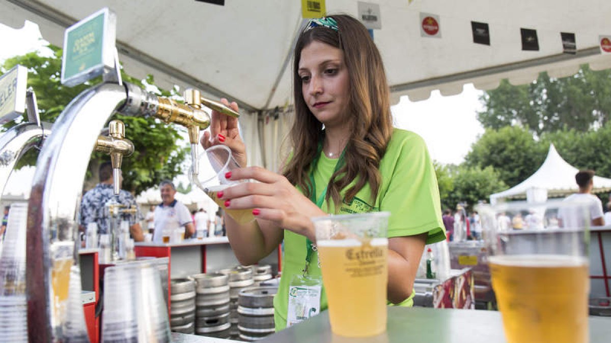 Feria de la cerveza en Carrizo.  FERNANDO OTERO