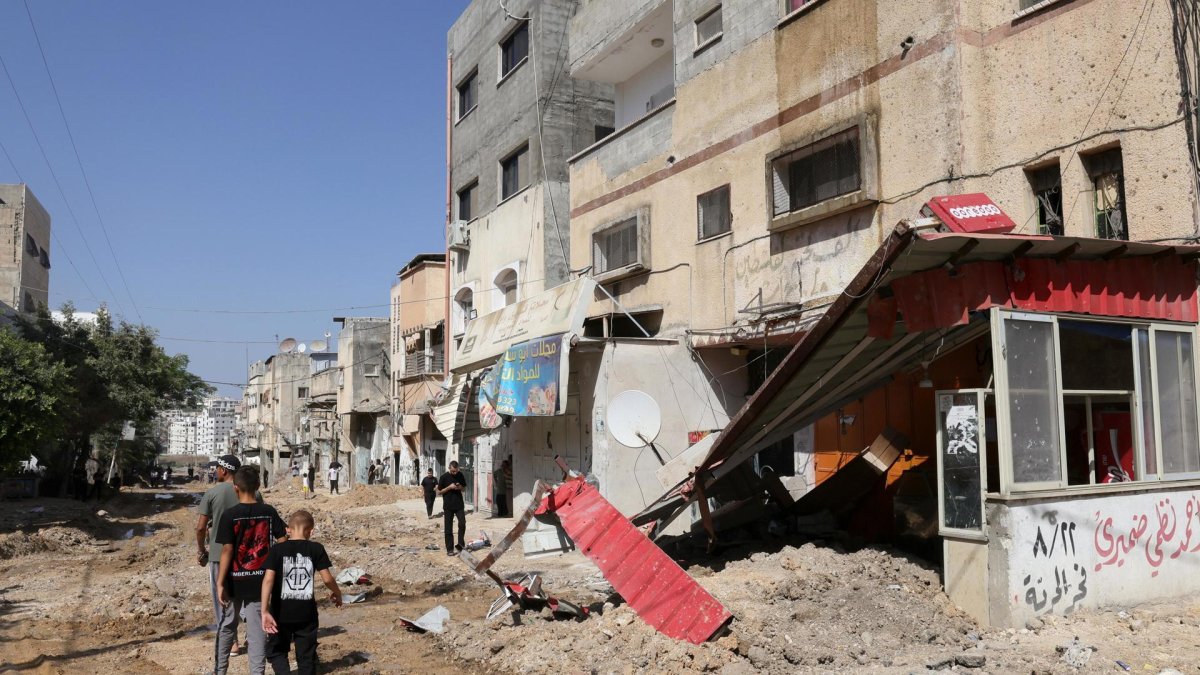 El campamento de refugiados de Tulkarem después de un ataque israelí, el 22 de agosto de 2024. EFE/EPA/ALAA BADARNEH