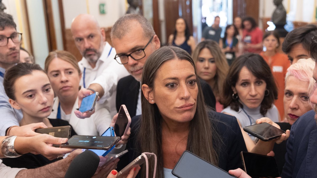 La portavoz de Junts en el Congreso, Miriam Nogueras