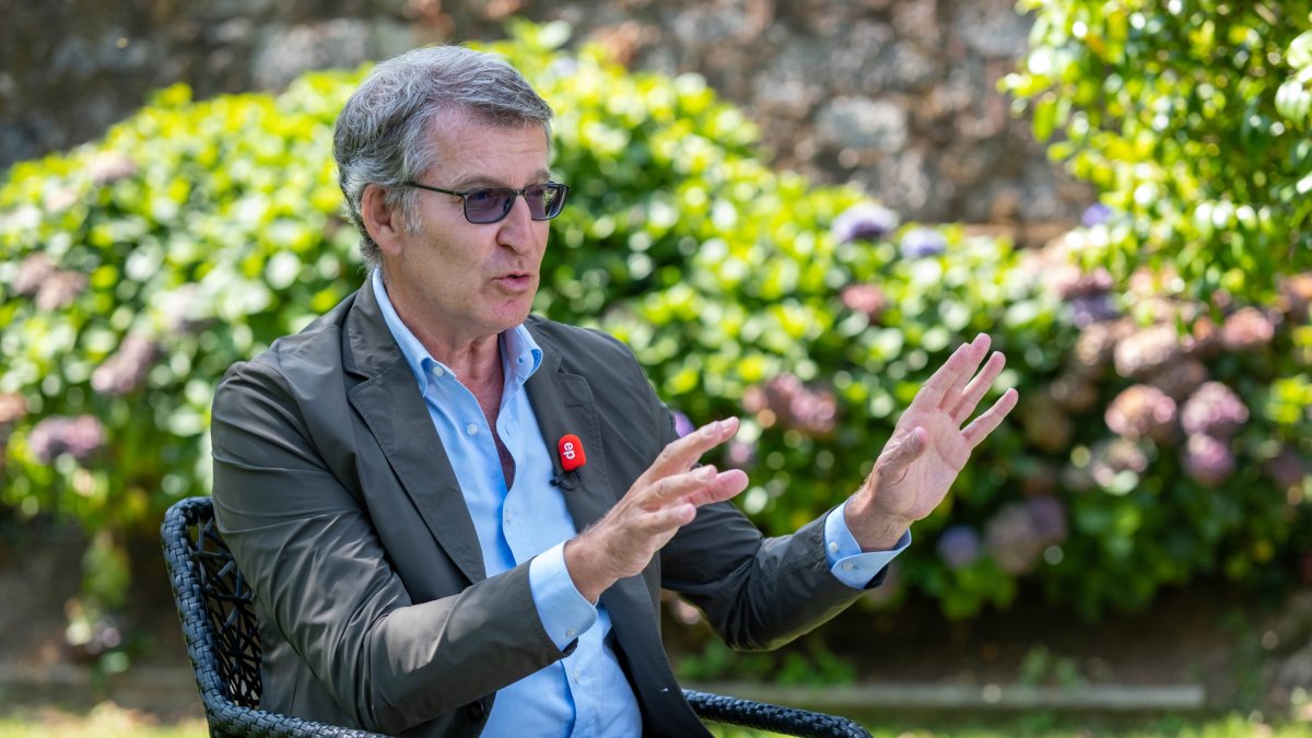 Alberto Núñez Feijóo, presidente del PP.