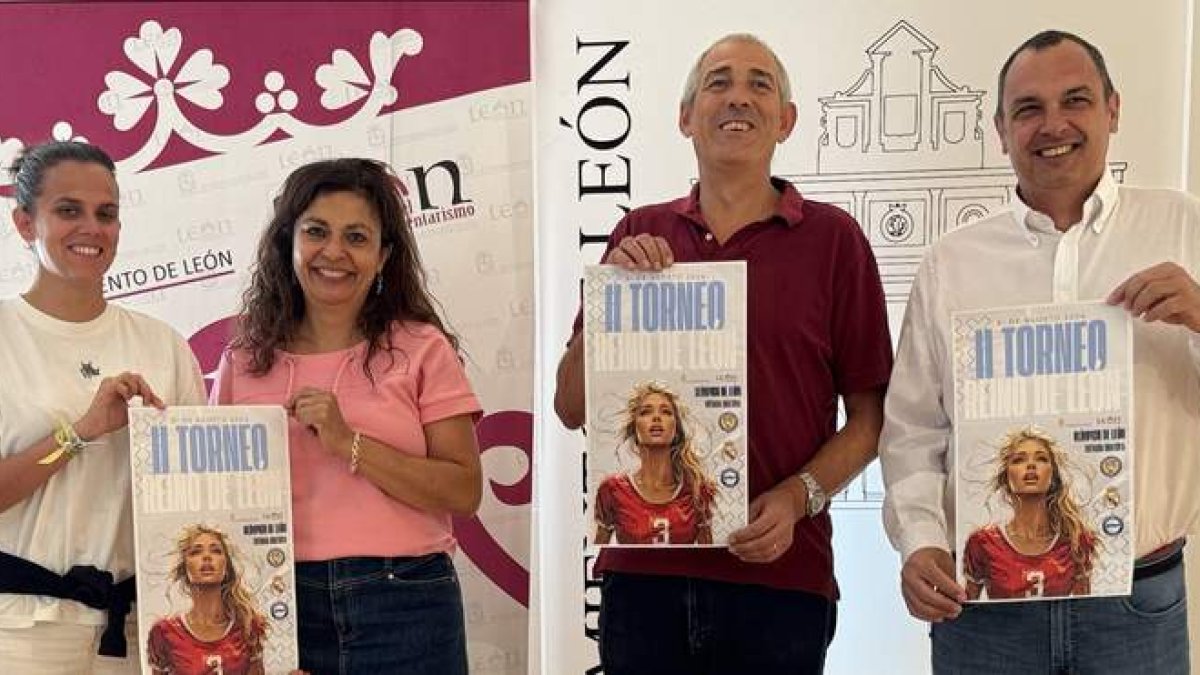 Presentación del II Torneo Reino de León que se disputará el 31 de agosto en el Olímpico de León. DL