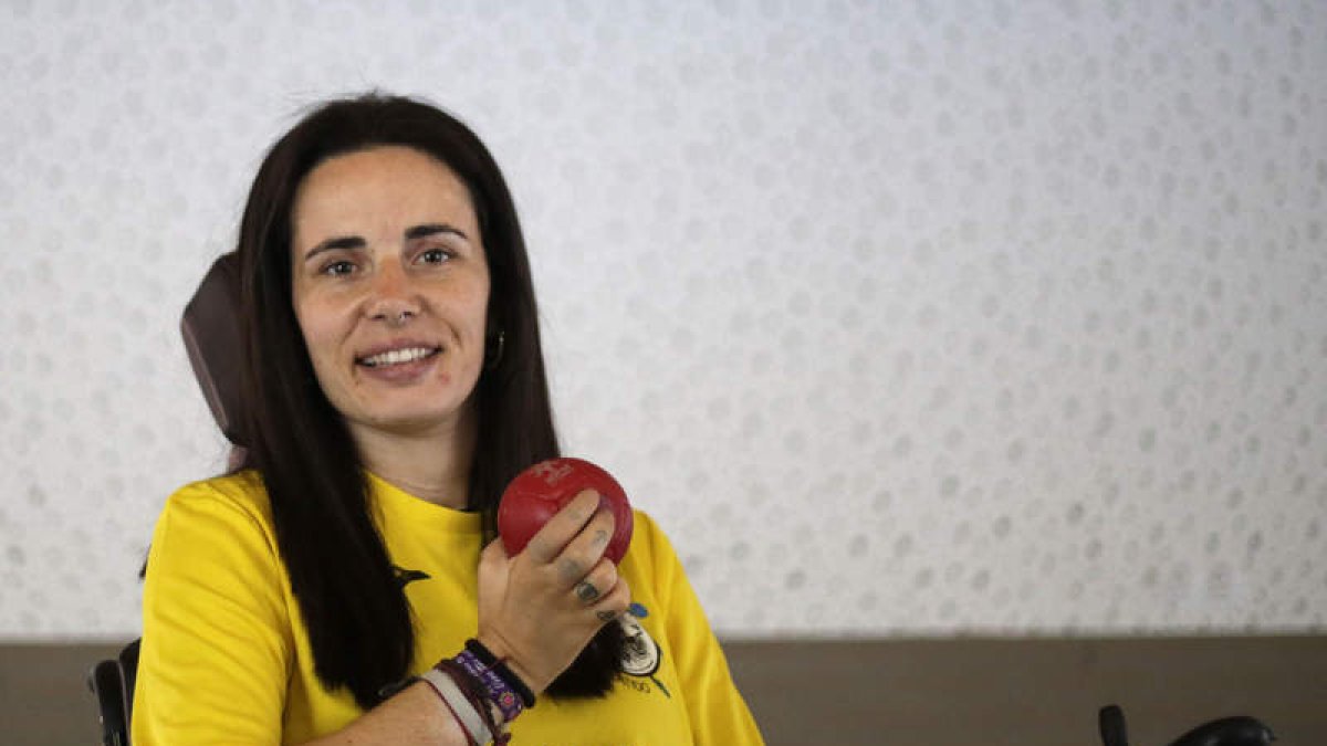 Sara Aller representa a León en los Juegos Paralímpicos.  F. OTERO
