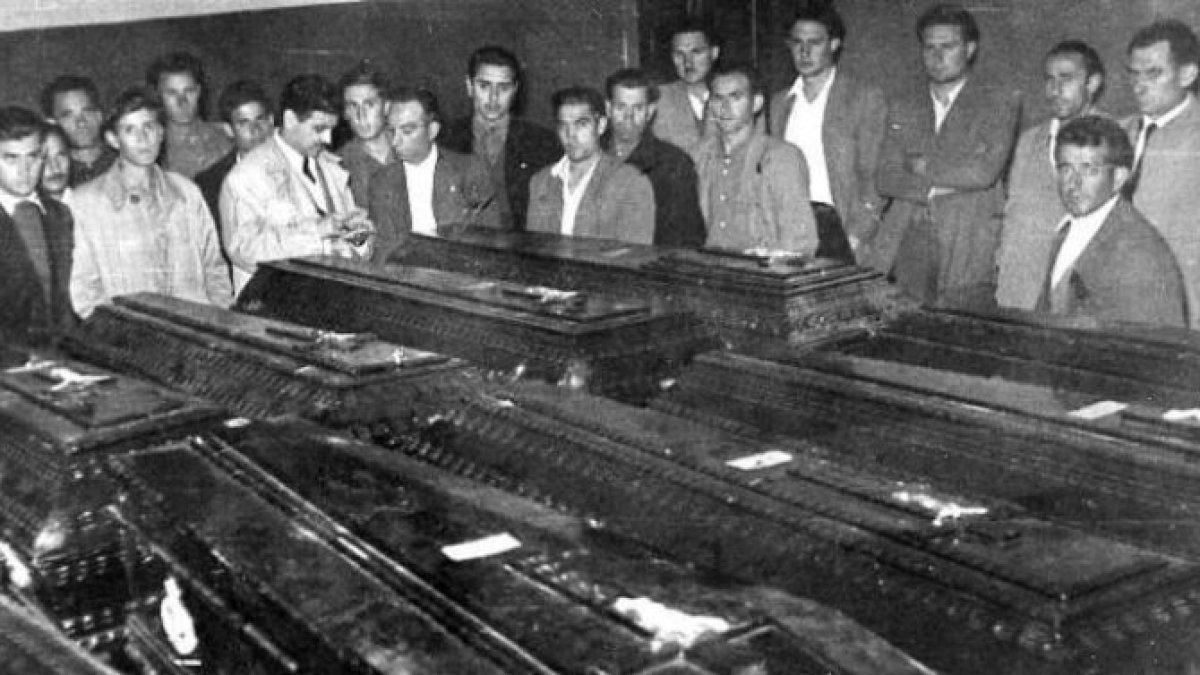 En la mina La Única, ya desaparecida, de Casetas de Oceja, murieron 14 mineros abrasados por el grisú.