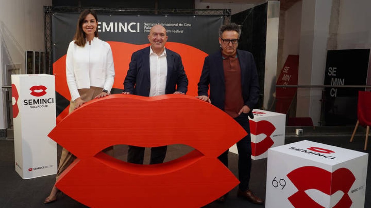 Imagen tomada durante la presentación de la Seminci.