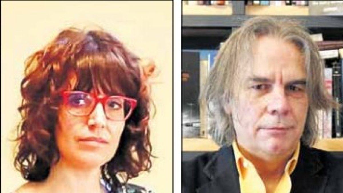 Cristina Consuegra y Gabriel Quindós participan en el acto.