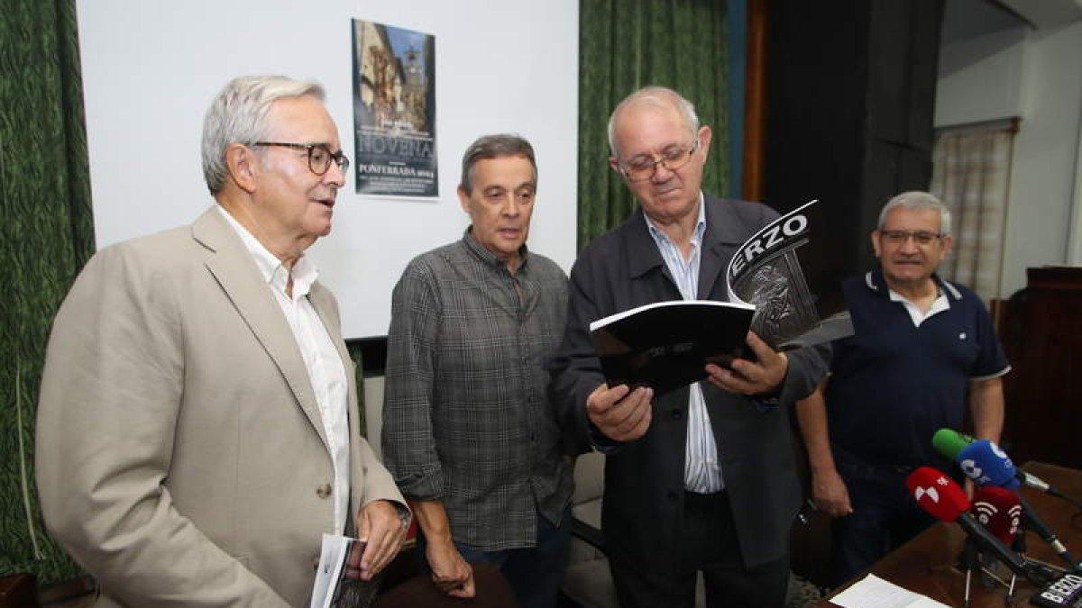 Pío Javier Ramón, Miguel ‘Jota’, Antolín de Cela y Manuel Olano. LDM