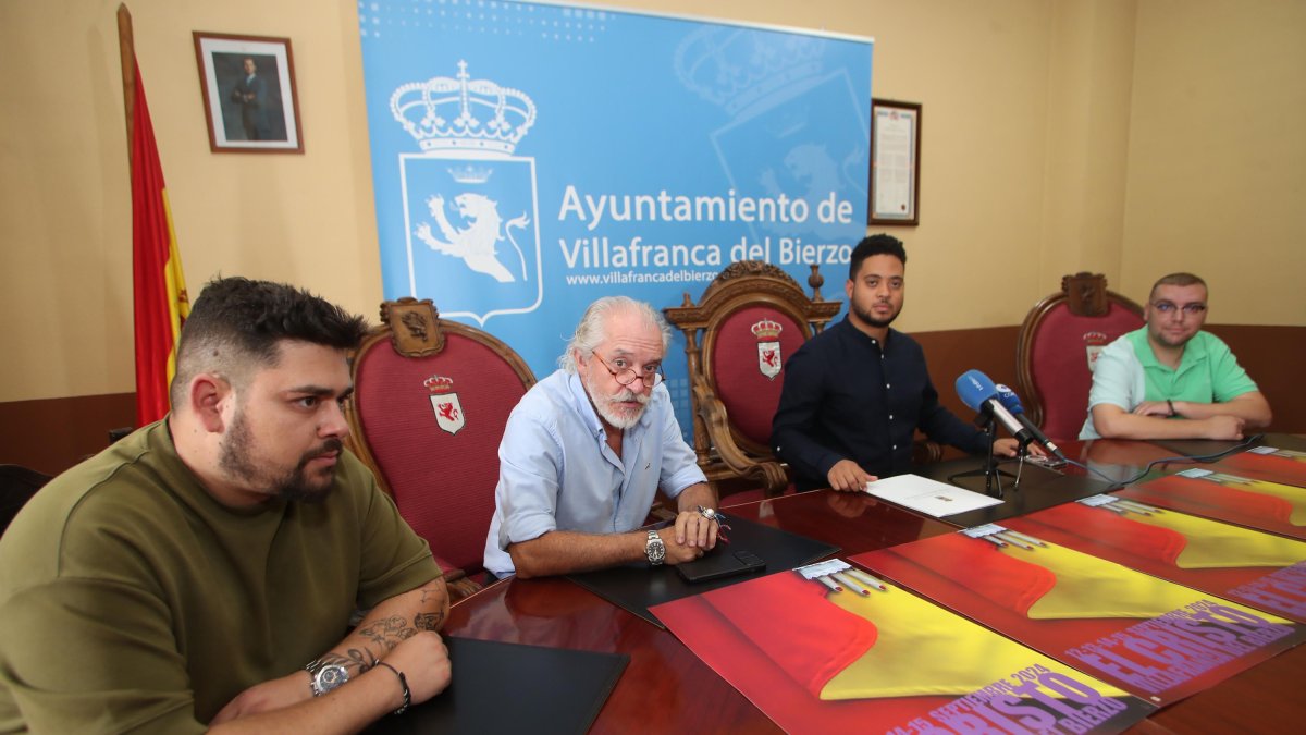 Presentacion del programa de las fiestas de Villafranca del Bierzo.