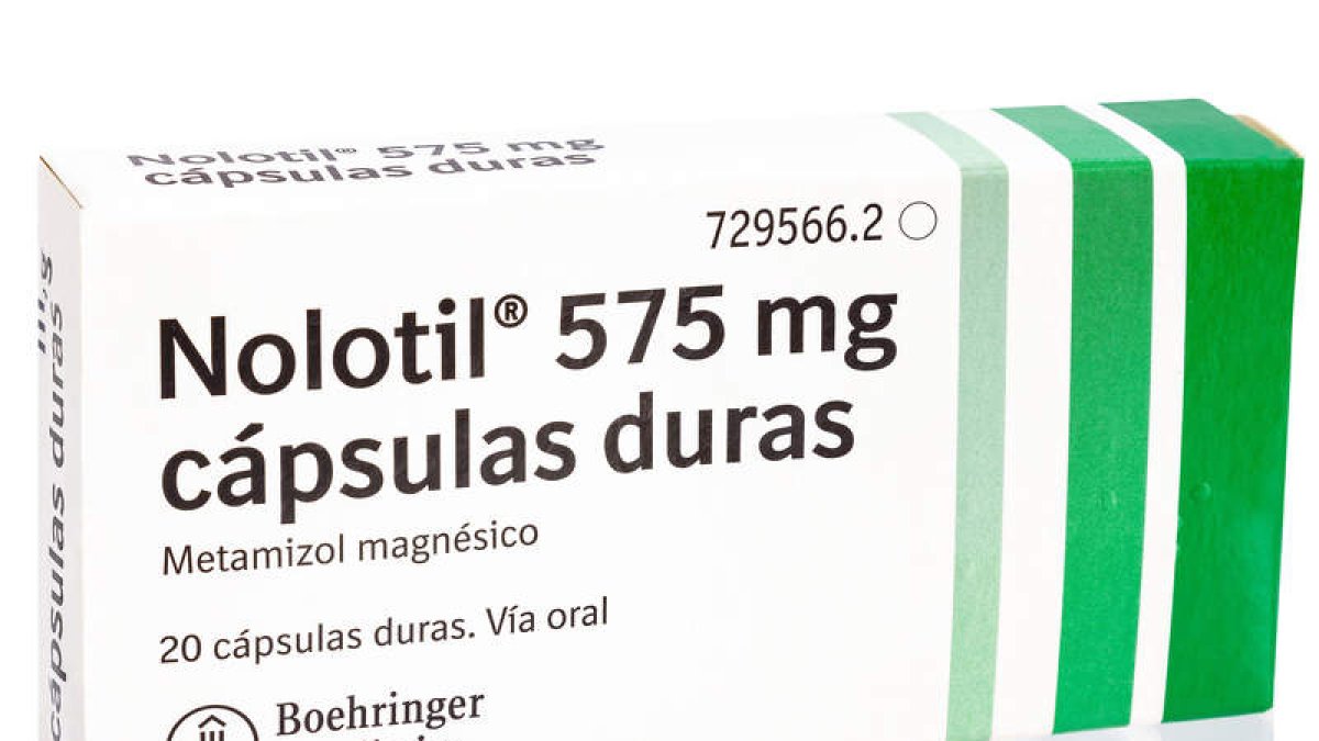 Una caja de Nolotil.  DL