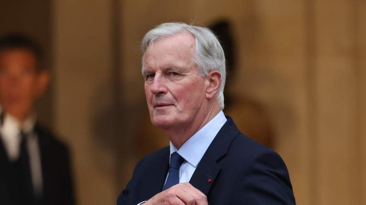 Barnier apostó ayer por la derecha y el centro. MOHAMMED BADRA