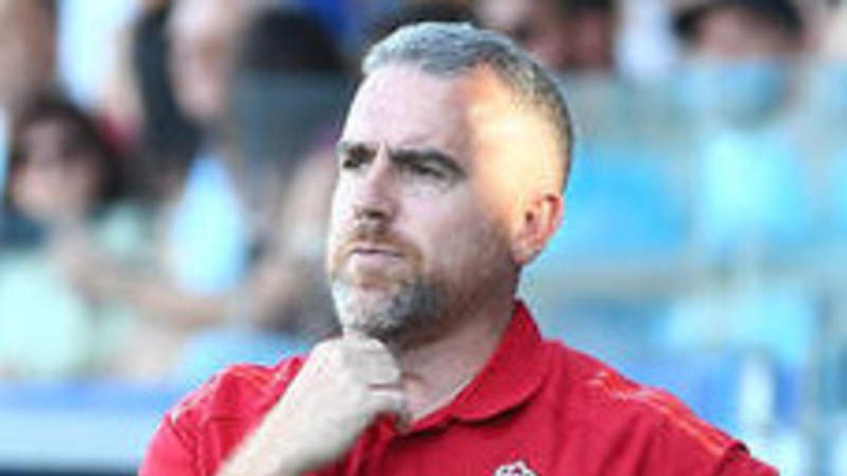 Javi Rey, entrenador de la Deportiva