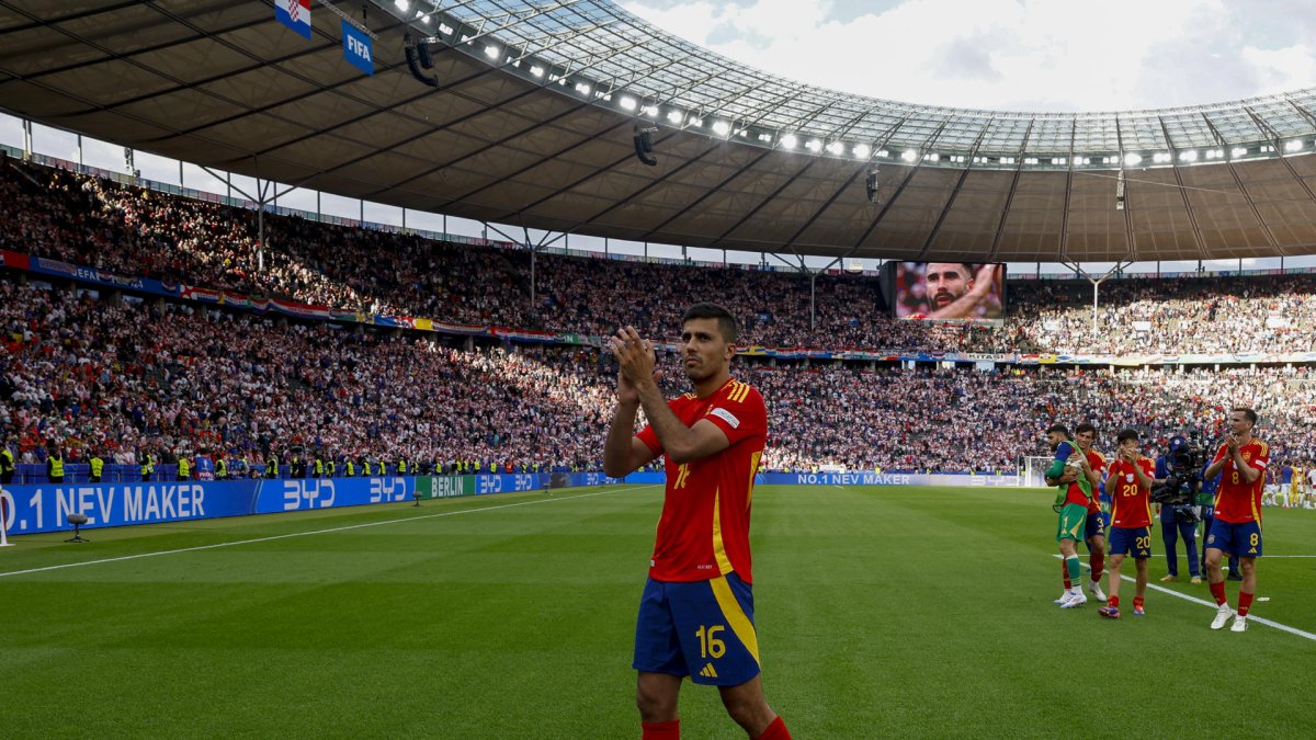 Imagen de archivo de Rodri Hernández durante la Eurocopa de Alemania. Guillén