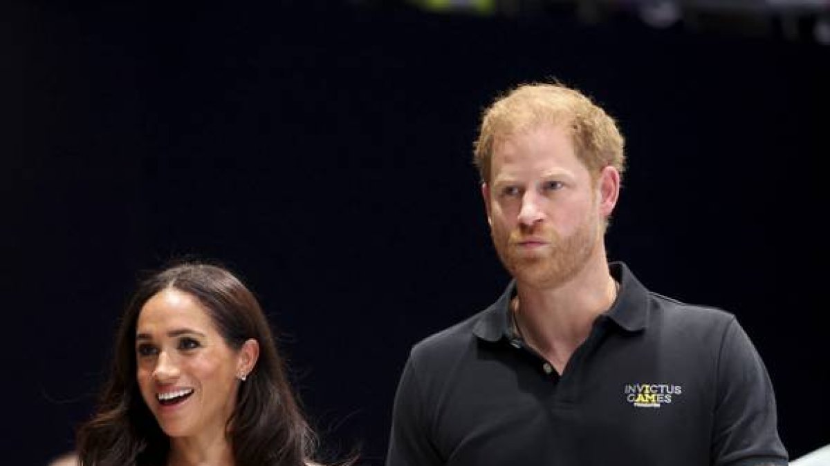 Meghan Markle y Harrye n una imagen de archivo.