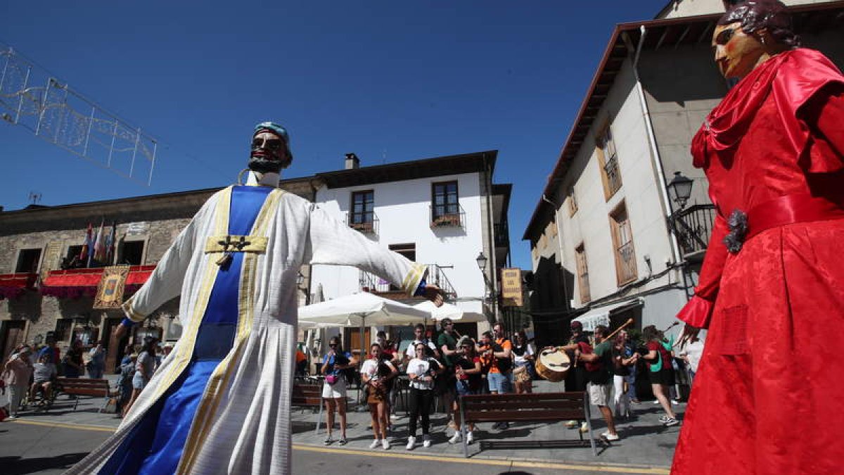 El bullicio festivo marcará las jornadas del 12, 13, 14 y 15 de septiembre en Villafranca.  ANA F. BARREDO