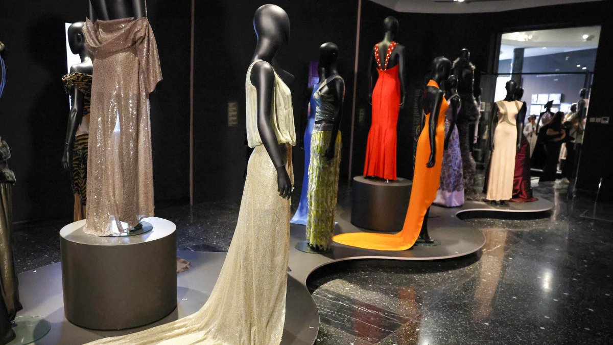 Exposición de la marca Pedro del Hierro con motivo de su 50 aniversario en el Museo Lázaro Galdiano de Madrid, 10 de septiembre de 2024. EFE/ J.P. Gandul