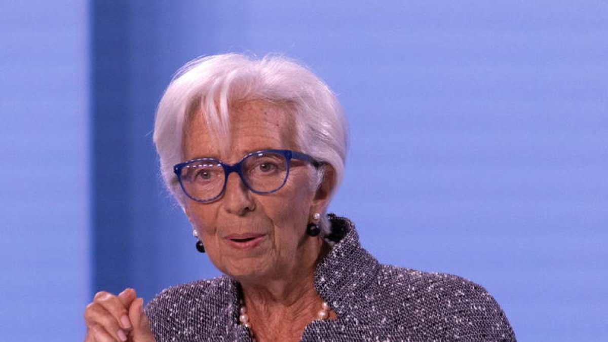 La presidenta del BCE, Christine Lagarde.  ANDRE PAIN