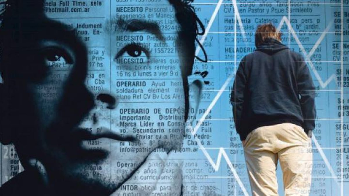 Un joven piensa en su futuro laboral
