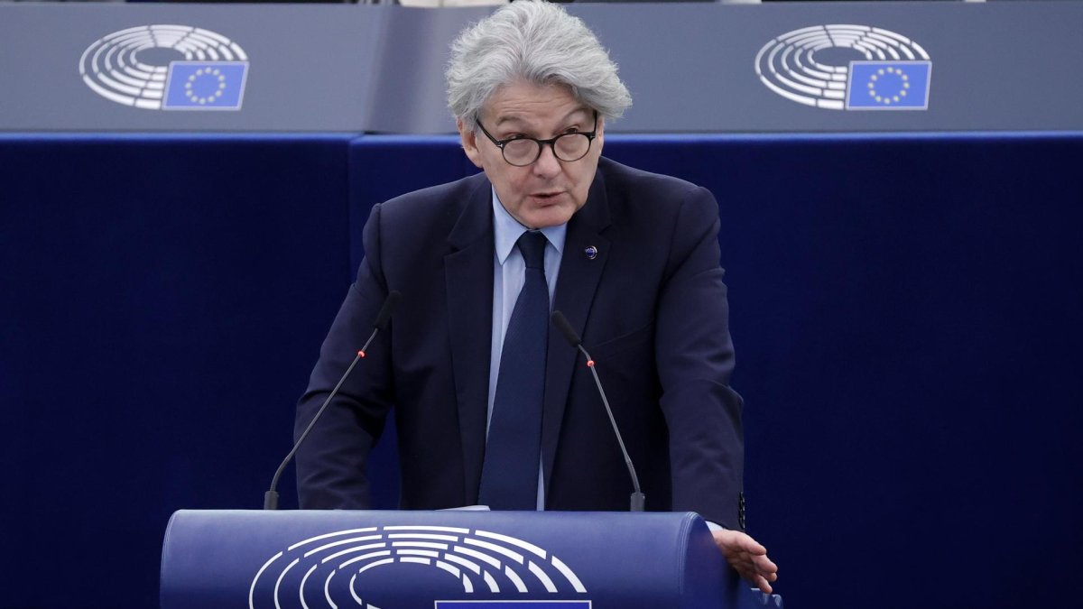 El comisario francés, Thierry Breton