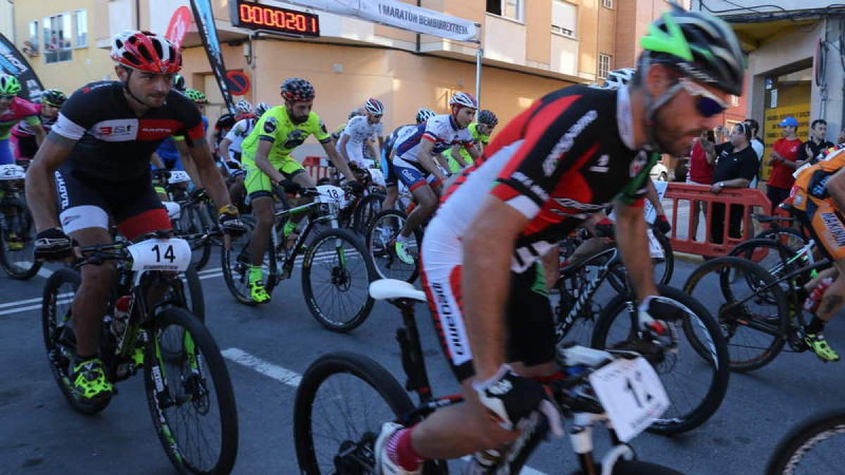 Imagen de archivo de una prueba BTT en el Bierzo.  ANA F. BARREDO