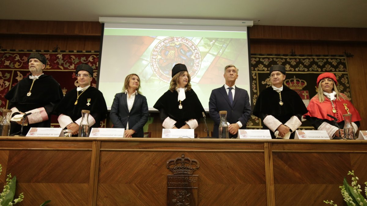 Inicio del curso en la Universidad de León.