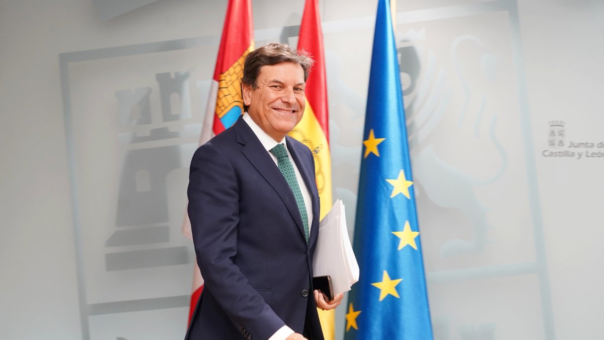 El consejero portavoz, Carlos Fernández Carriedo