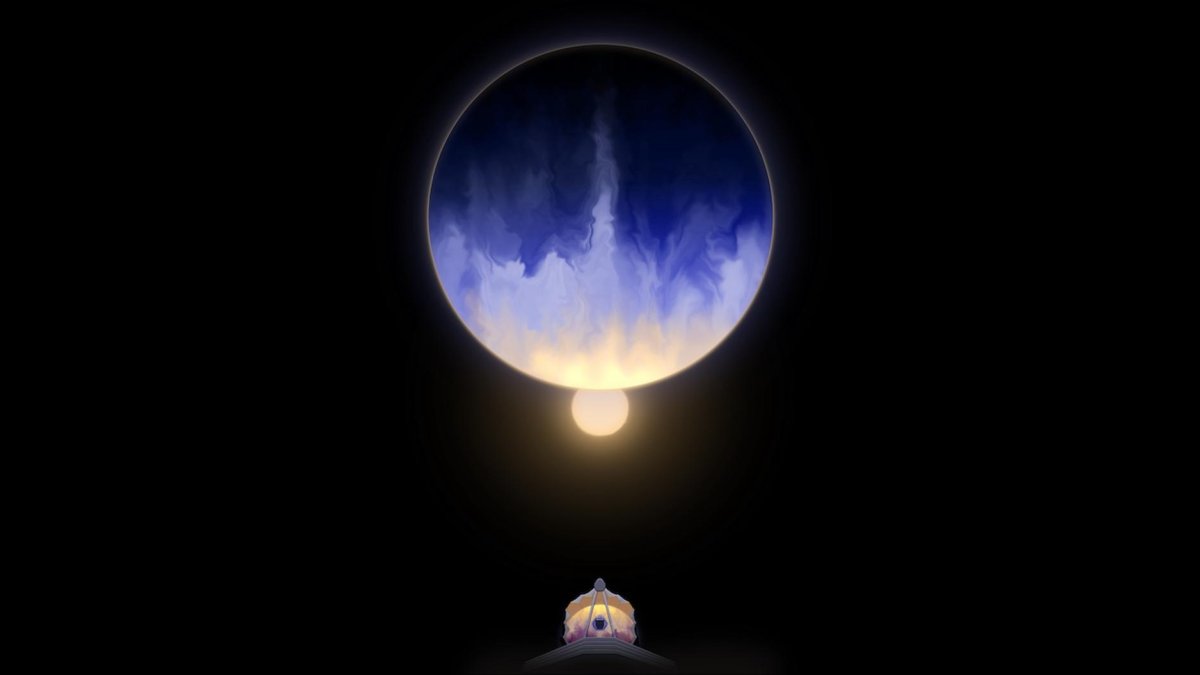 Recreación artística del exoplaneta