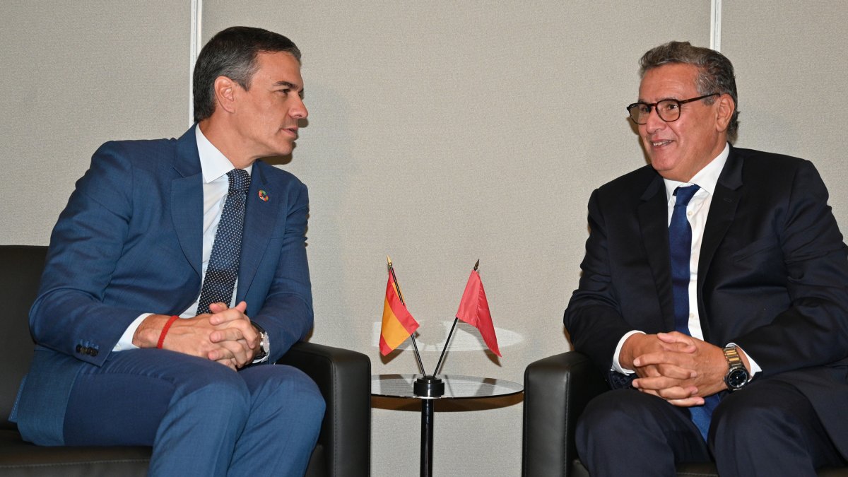 Pedro Sánchez ayer, en la ONU.