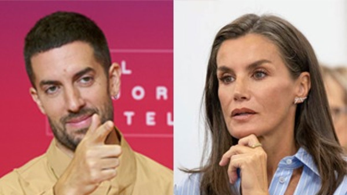 David Broncano y la reina Letizia.