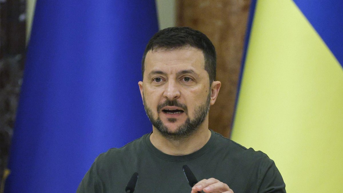Imagen del presidente ucraniano, Volodímir Zelenski.