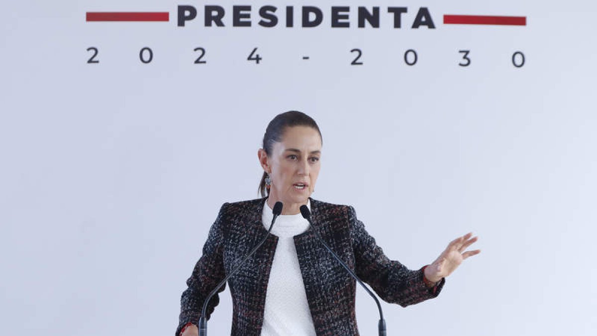 la sucesora de López Obrador en la presidencia de México. MARIO GUZMÁN