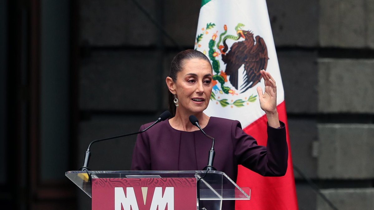 La presidenta electa de México, Claudia Sheinbaum. EFE/ Mario Guzmán