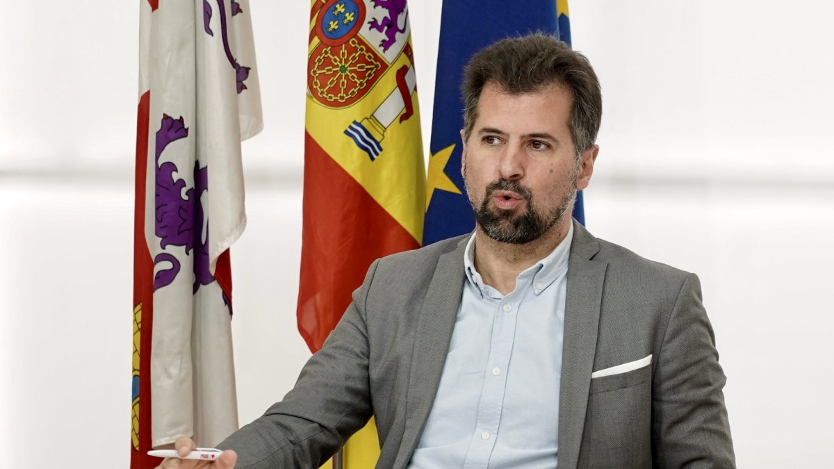 El secretario autonómico del PSOE, Luis Tudanca