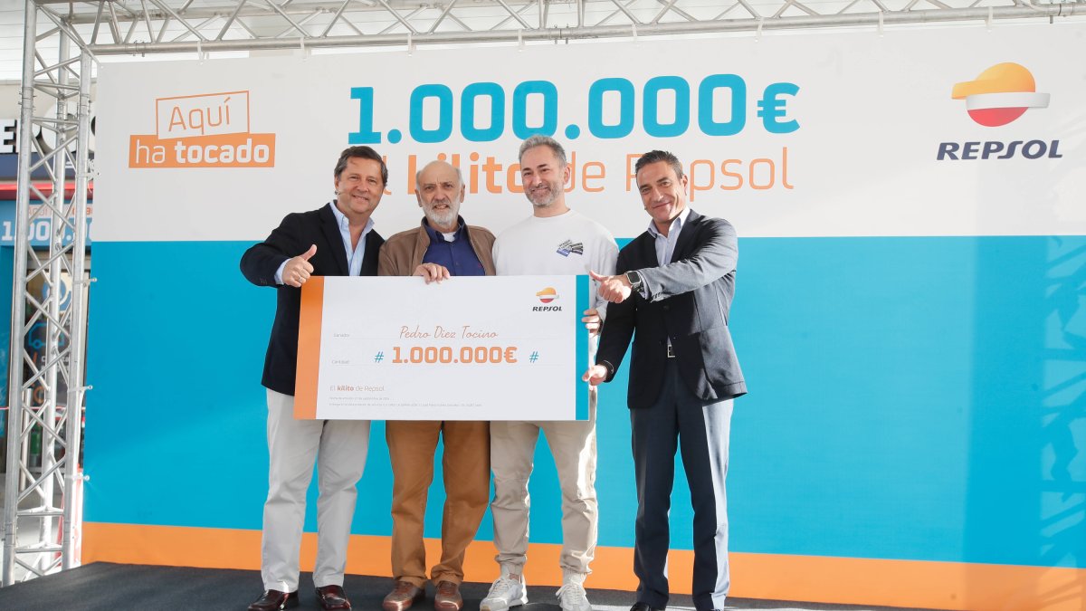 El ganador ha sido un cliente habitual de la Estación de Servicio de La Serna.