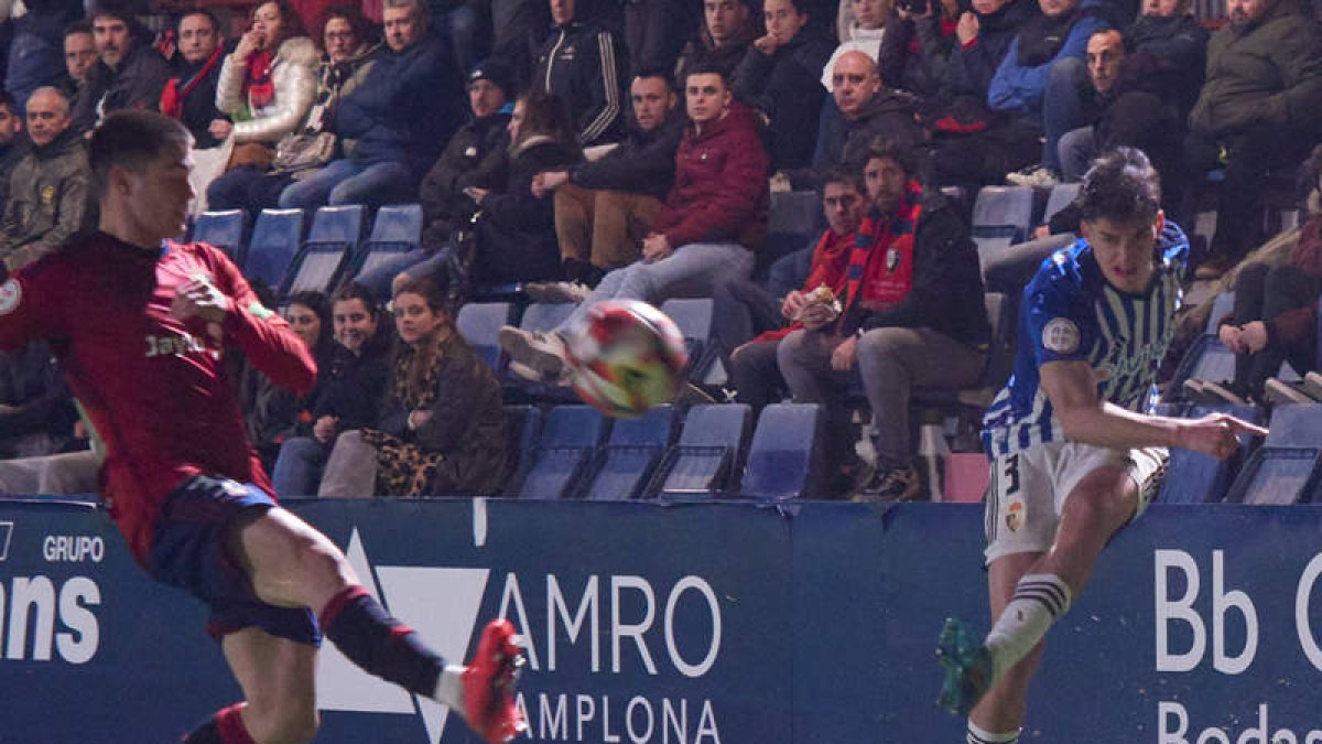 En la última visita a Tajonar la SDP se impuso 0-1 con este centro-chut de Nil que sorprendió al portero.  DL