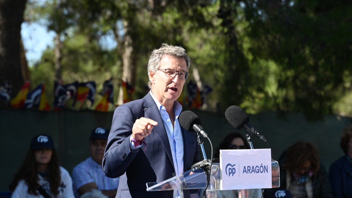El presidente del Partido Popular, Alberto Núñez Feijóo.