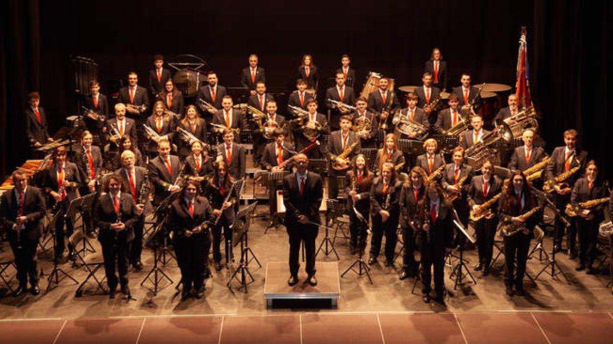 La Banda Municipal de Astorga, dirigida por Luis Miguel Abello, participa en el Auditorio en el Festival de Música Española.  DL