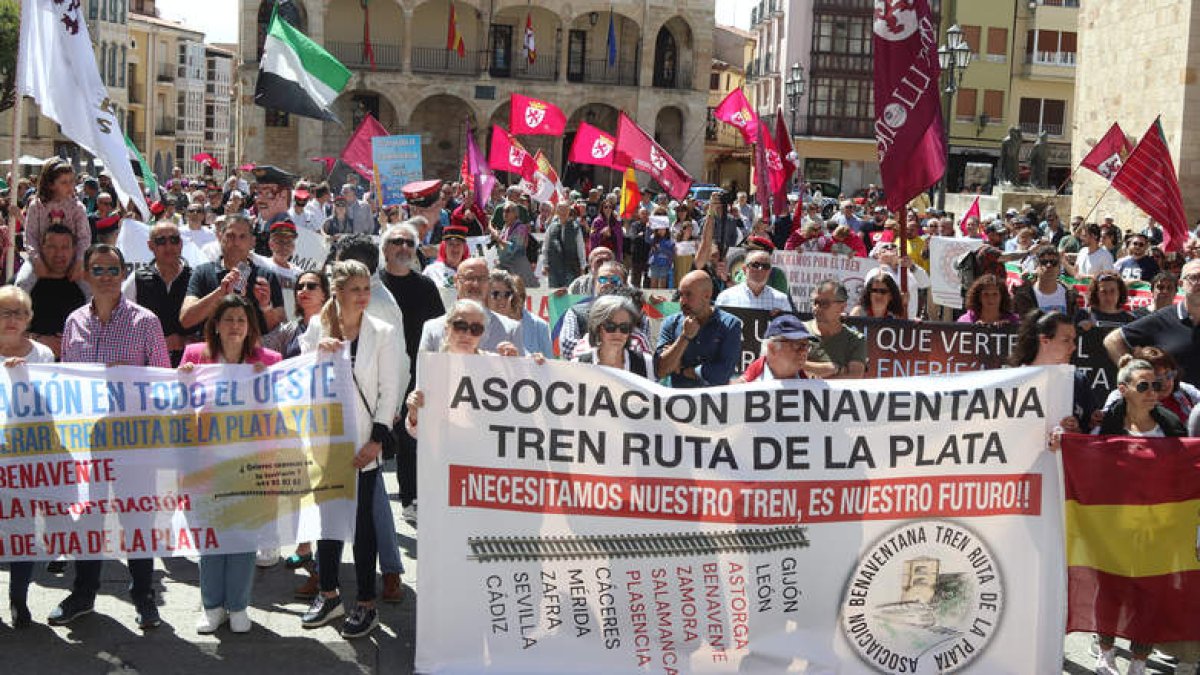 La movilización de mayo, en la capital zamorana.  EFE