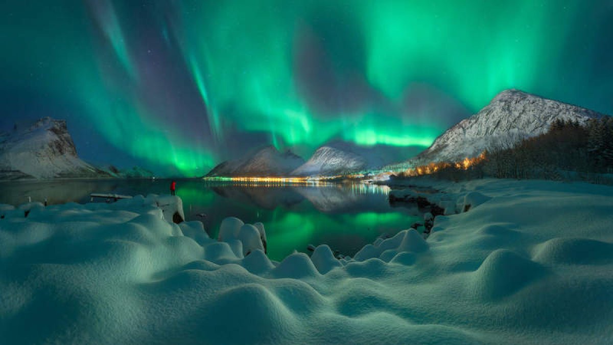 'Green Arctic’, una de las imágenes con las que el berciano ganó el premio. DIEGO MANRIQUE