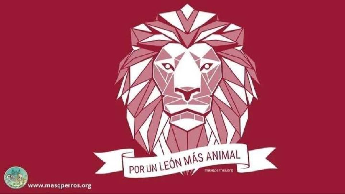 Por un León más animal, el lema de la asociación vecinal MasQPerros-Los Otros Vecinos.