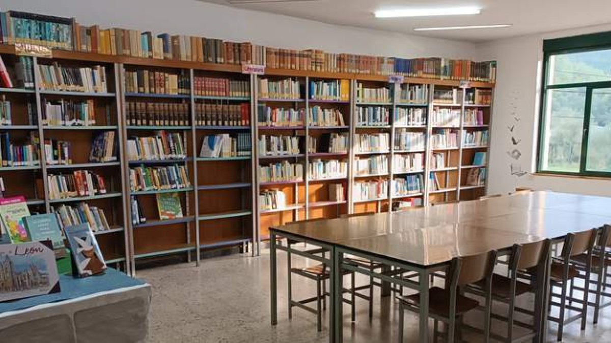Interior de la casa de cultura de Sabero, donde se desarrollarán algunas actividades.  CASTRO