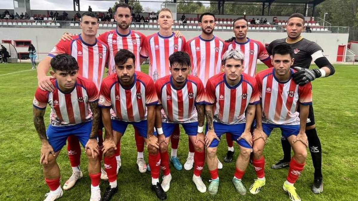 Once inicial del Atlético Bembibre que se enfrentó al Tordesillas.  A.B.