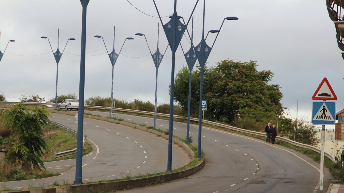 Vista del puente de San Andrés del Rabanedo.