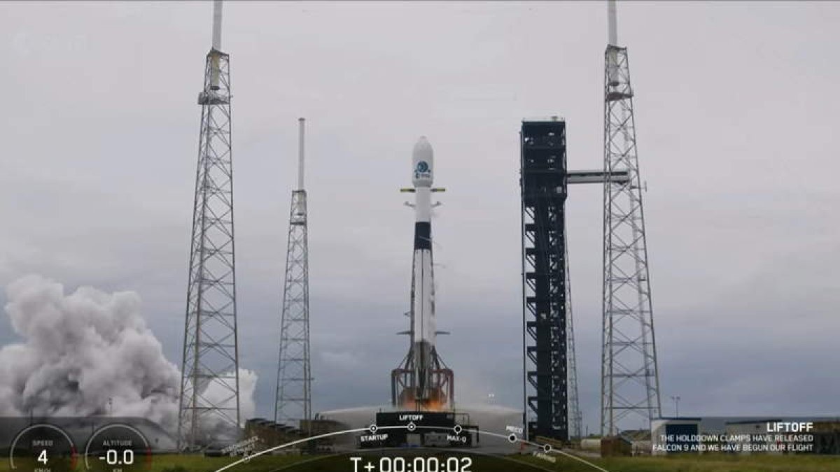 Hera, la primera misión para aminorar los peligros del impacto de los asteroides. SPACEX HANDOUT