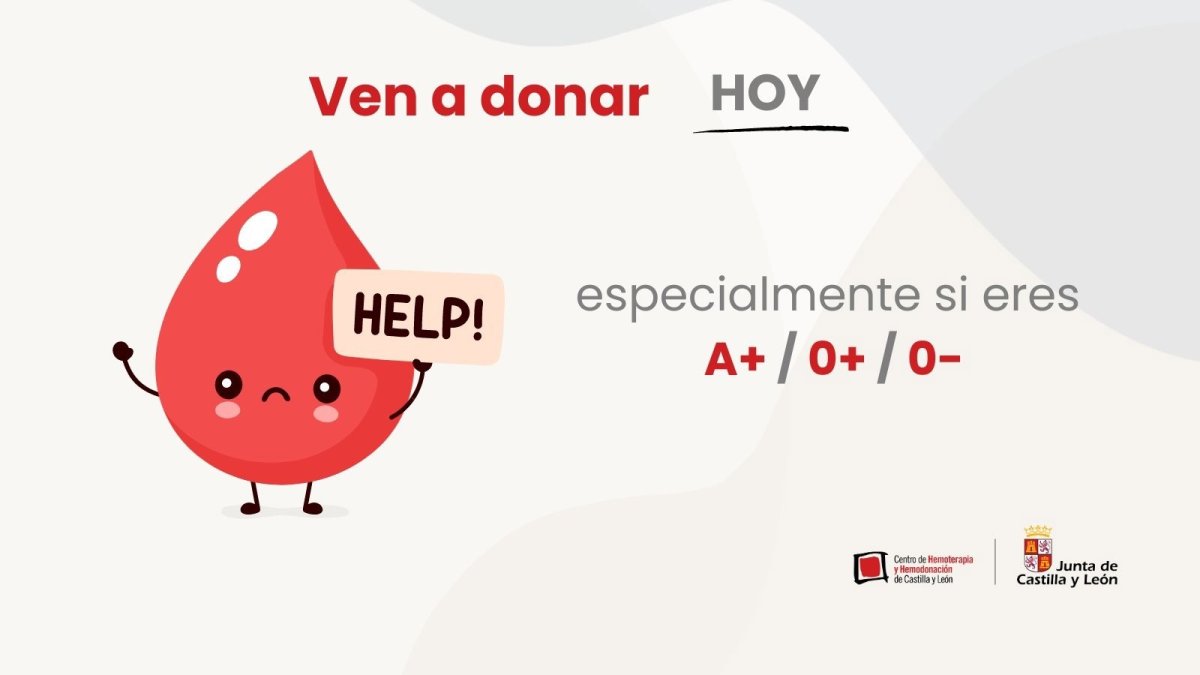 Gráfico elaborado por @donasangreCYL sobre el déficit de sangre en la Comunidad