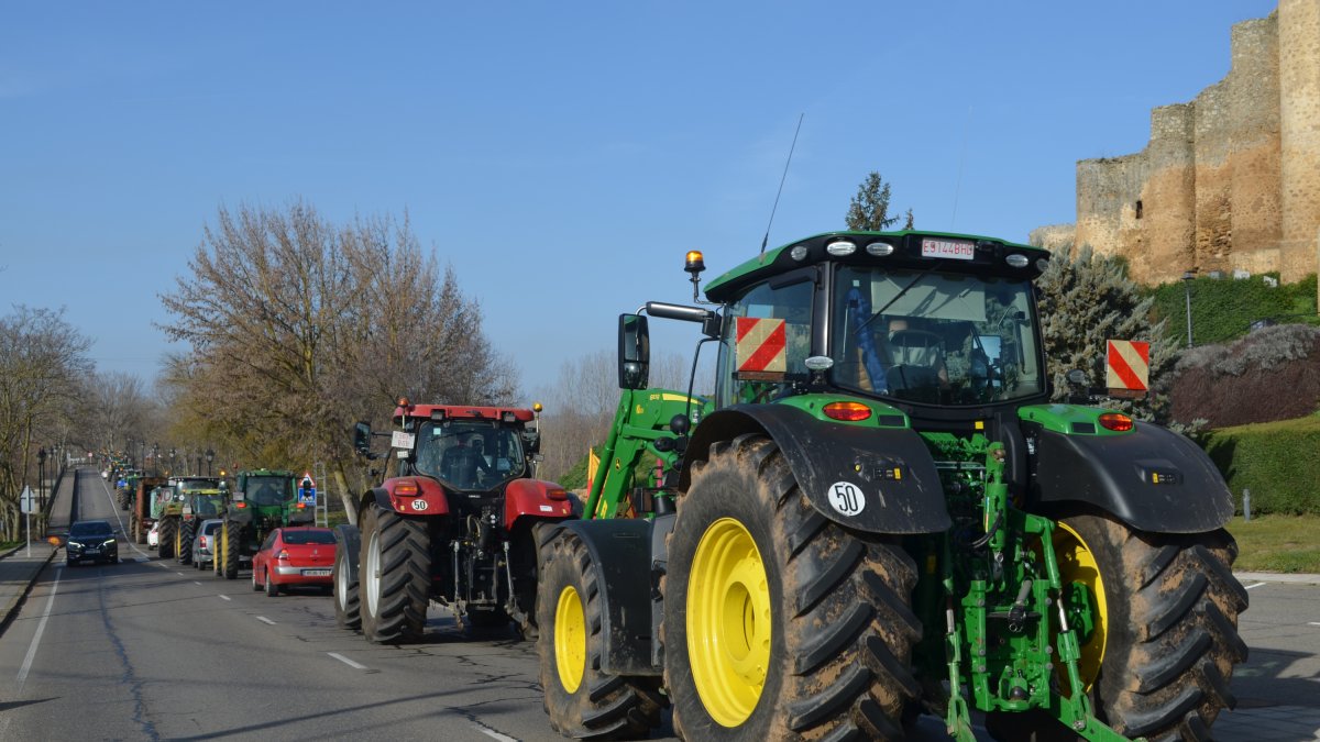Imagen de unas tractoras que tuvieron lugar a principios de este año